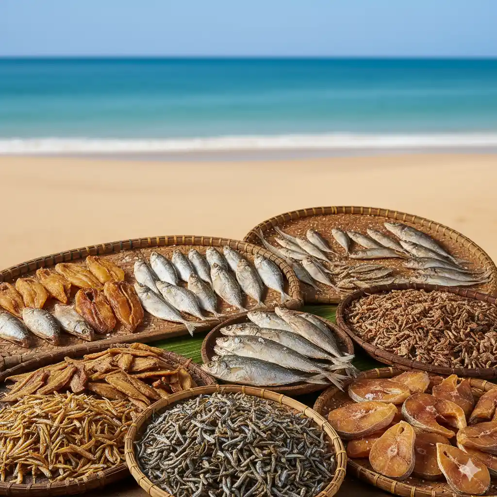 Thenkadal Karuvadu traditional sun dried fish from Rameshwaram Tamil Nadu